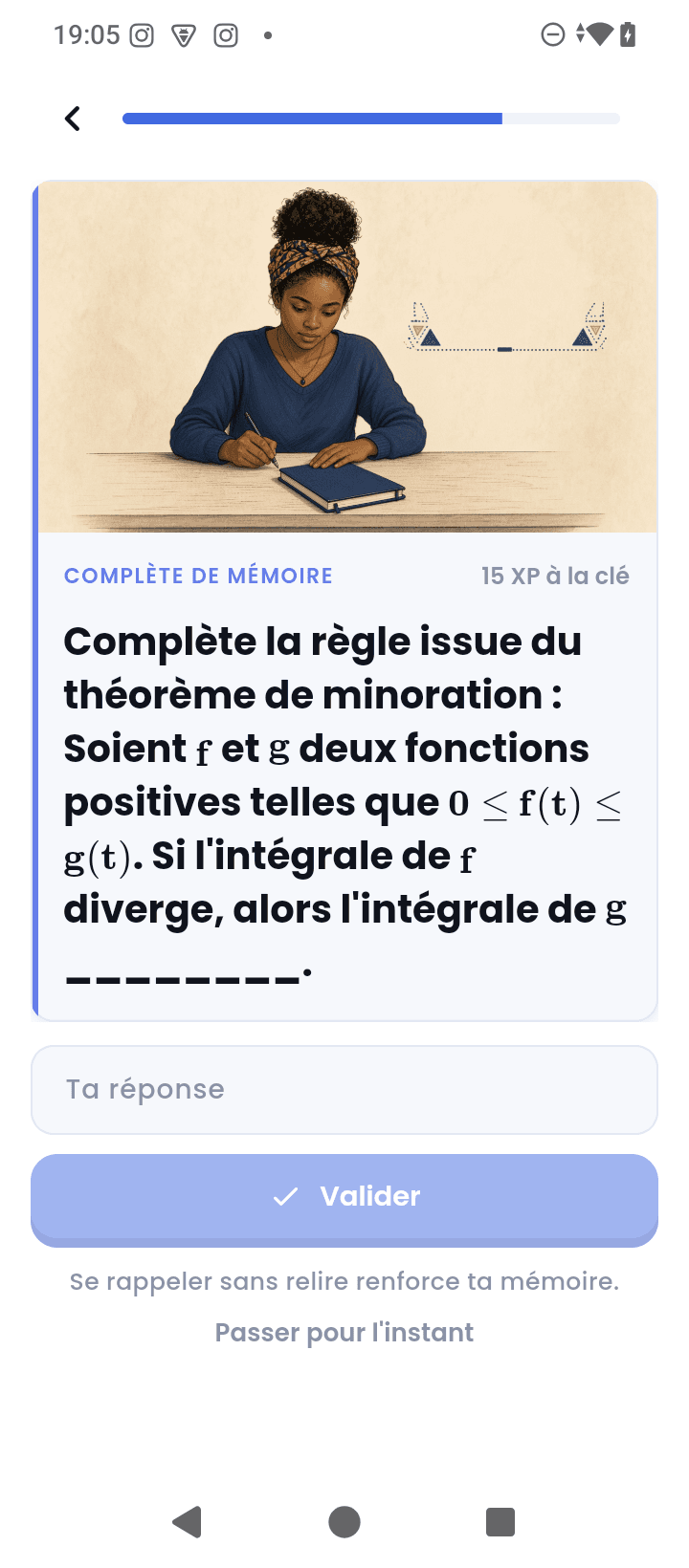 Checkpoint à compléter de mémoire